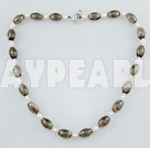 pearl crystal necklace