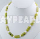 Wholesale pearl jade necklace