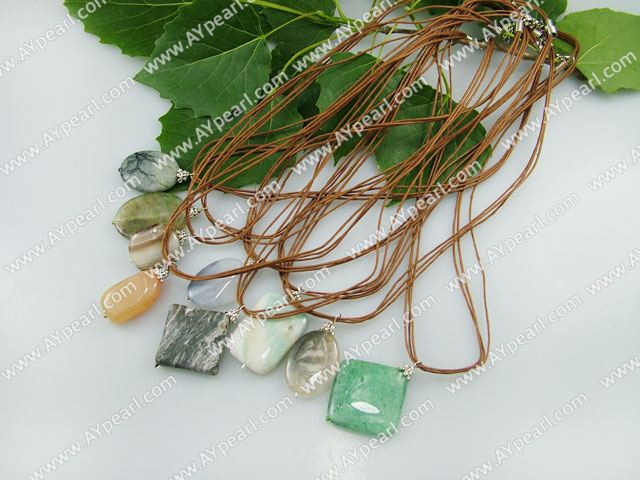 natural stone pendant