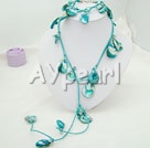 Wholesale pearl shell jewelry sets