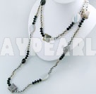 crystal agate necklace