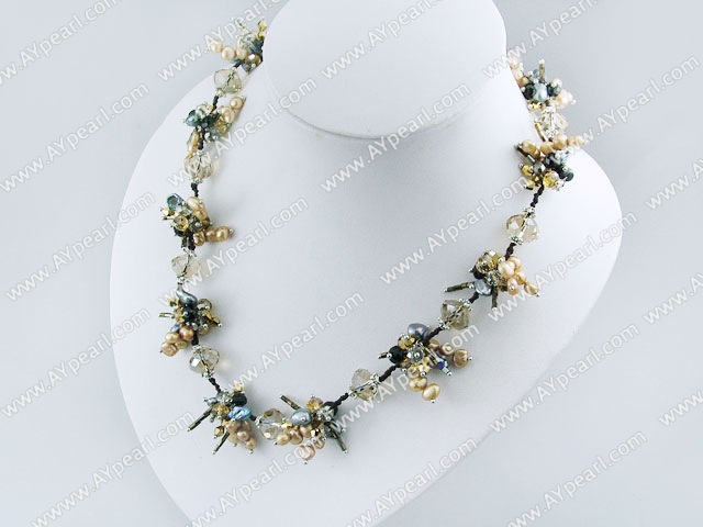 collier en cristal de perle