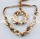 Wholesale acrylic pearl crystal set