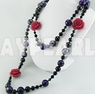 Wholesale faceted agate necklace