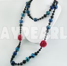 Wholesale faceted agate necklace