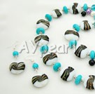 Wholesale turquoise colored glaze jewelry sets