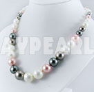 Seashell bead necklace