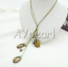 Wholesale pearl shell necklace