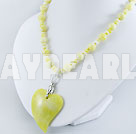 -lemon stone necklace