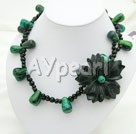 black stone phenix necklace