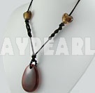 agate glaçure pendentif