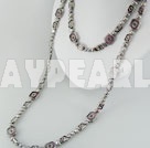 pearl crystal necklace