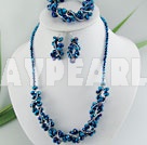 manmade crystal set