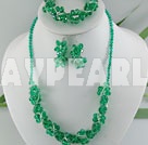 manmade crystal set
