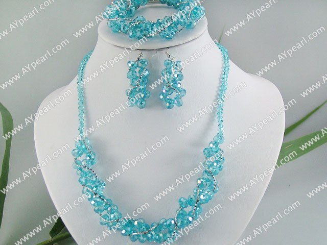 manmade crystal set
