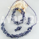 manmade crystal set