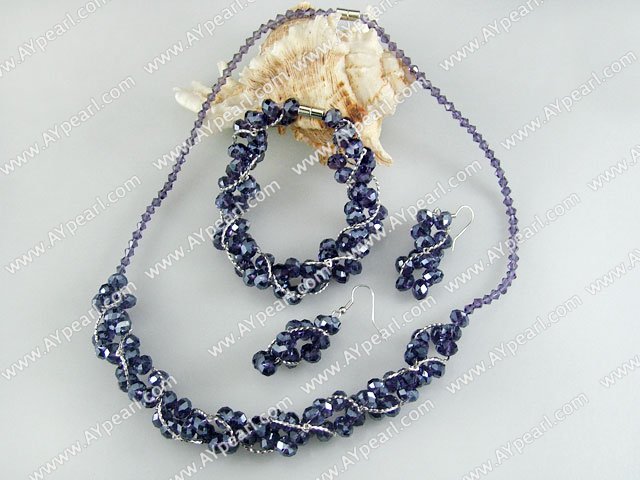 manmade crystal set