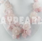 -rose quartz necklace