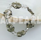 Wholesale Elastic crystal colored glaze bracelet