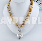 Wholesale yellow gem necklace