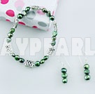 dyed pearl set