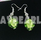 colored glaze earring