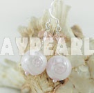 crystal colored glaze earring