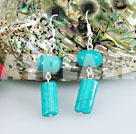 Wholesale blue spider stone earrings