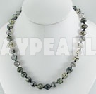 fected agate necklace