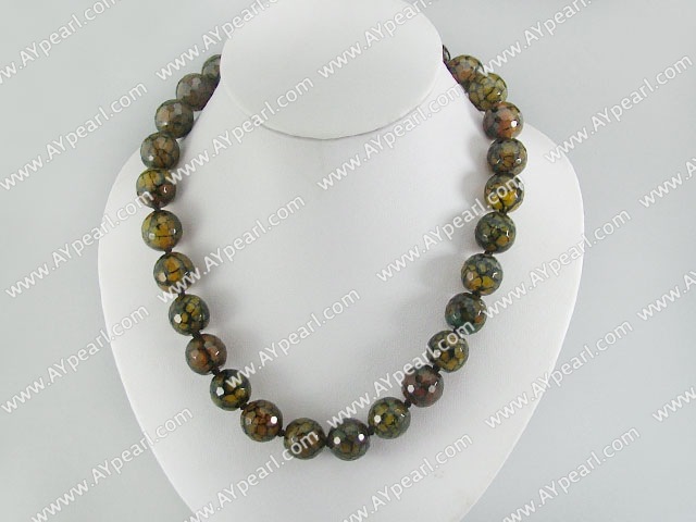 fected agate necklace