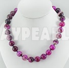 Wholesale pink agate necklace