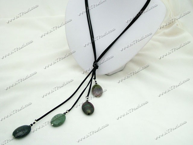 india agate necklace