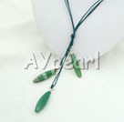 Brésil collier agate verte