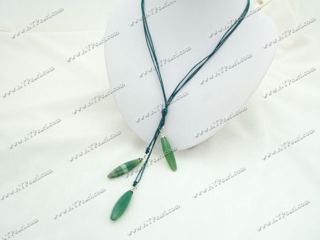 brazil green agate necklace