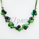 agate phenix necklace