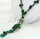 agate phenix necklace