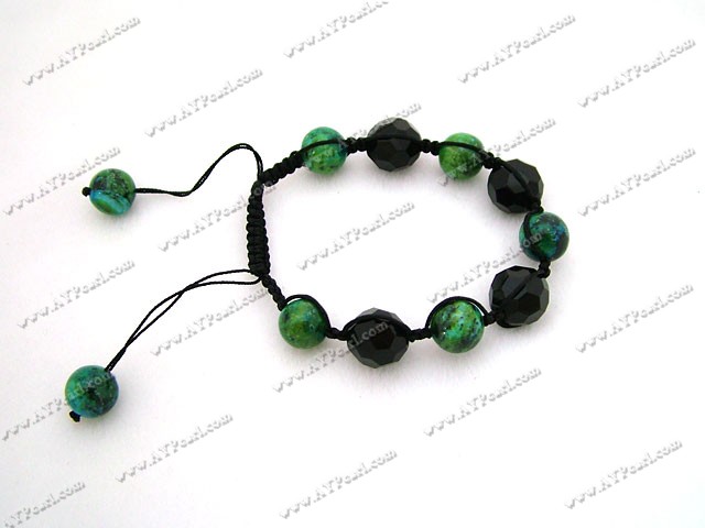 black crystal phenix bracelet