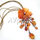 pearl agate necklace