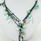 Wholesale pearl shell necklace