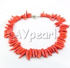 Wholesale coral pepper necklace