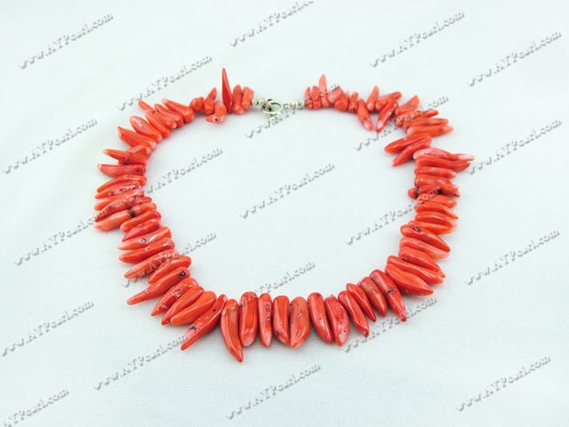 coral pepper necklace