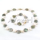 Wholesale pearl faced flash stone set