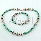 Wholesale Jewelry-turquoise shell alaqueca sets
