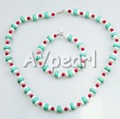 Wholesale turquoise shell alaqueca sets
