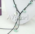 Wholesale pearl shell necklace