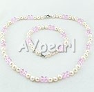 Wholesale pearl crystal set