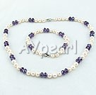 Wholesale Jewelry-pearl crystal set