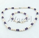 Wholesale Set Jewelry-pearl crystal set