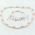 Wholesale pearl crystal set