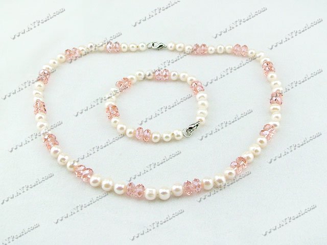 pearl crystal set